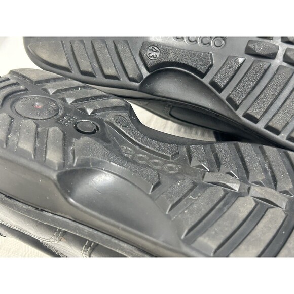ECCO Black Leather Shoe Bicycle Toe Comfort Casual Shock Point Size 43/ US 9-9.5 main image 7